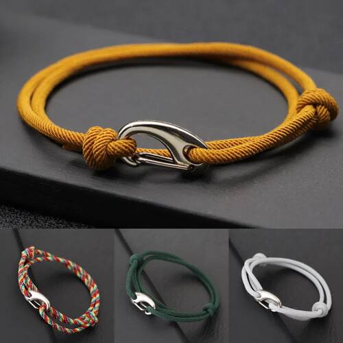New Simple Style Double Layered Marine String Bracelet For
