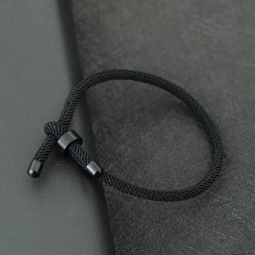 New Minimalist Cord Chain Bracelet Stainless Steel Clasp