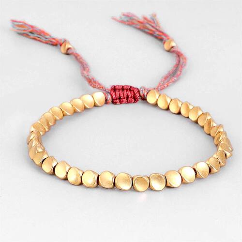 Handmade Wrap Buddhist Braided Thread Bracelets Cotton