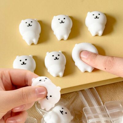 6pcs Self Deprecating Bear Pinch Fun Toy - Cute Expression