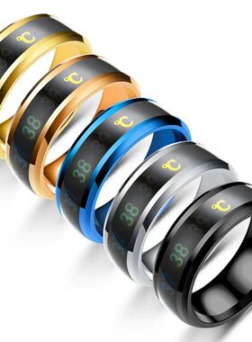 Temperature Ring Titanium Steel Mood Emotion Feeling