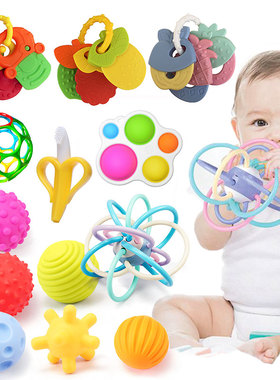 Educational Infant Toys Ball Baby Toys 0 12 Months Rattles