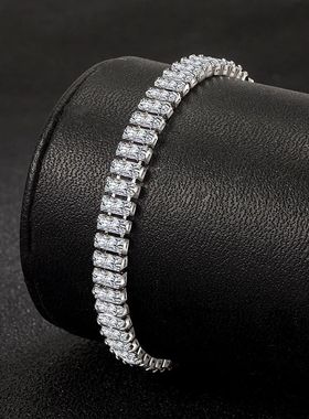 5mm Cubic Zirconia Tennis Bracelet Chain Bracelets For