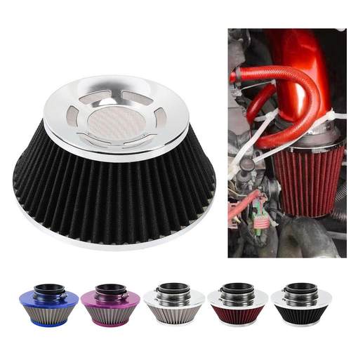 MY汽车改装配件76mm空气滤清器扁平蘑菇头过滤器 3英寸冬菇头空aZ