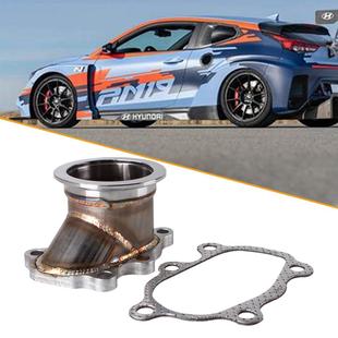 AY汽车改装 件2.5英寸63mm涡轮增压器5孔法兰底座带垫片适用于T2aZ