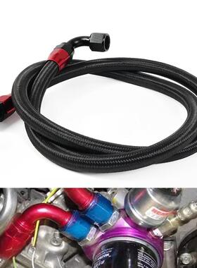 BW汽车油管改装配件黑色编织1.6米 1.4米AN10油管接头组合套装aZ