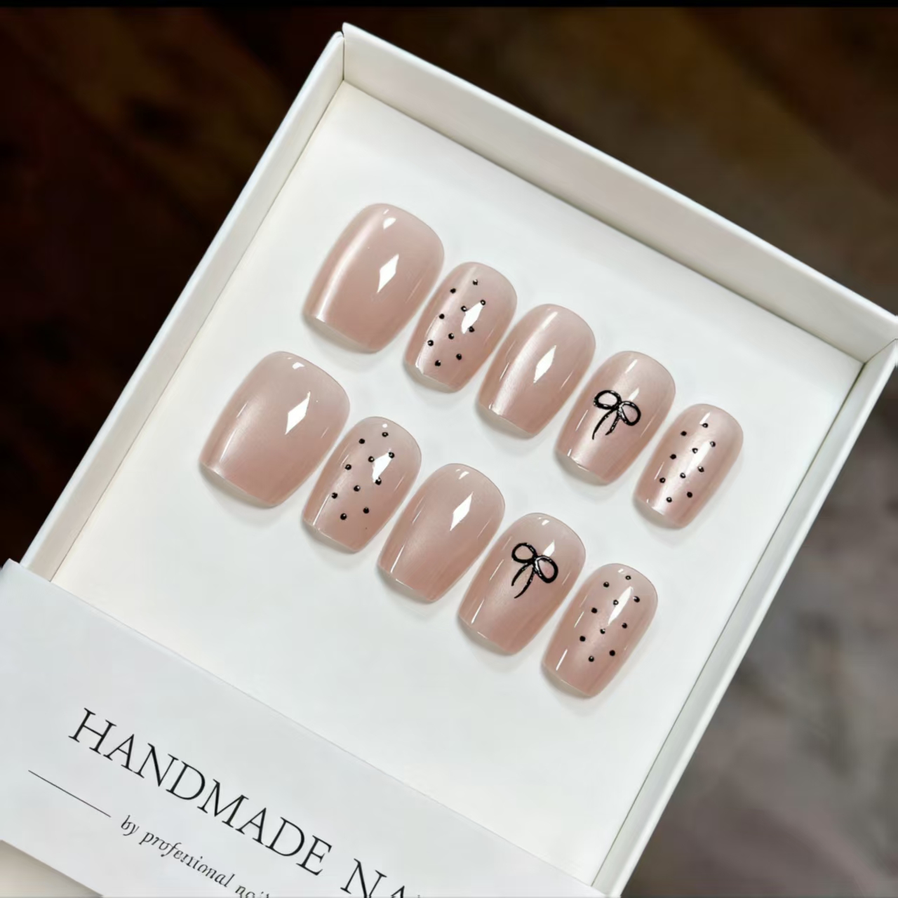 温柔纯欲·裸粉猫眼甲