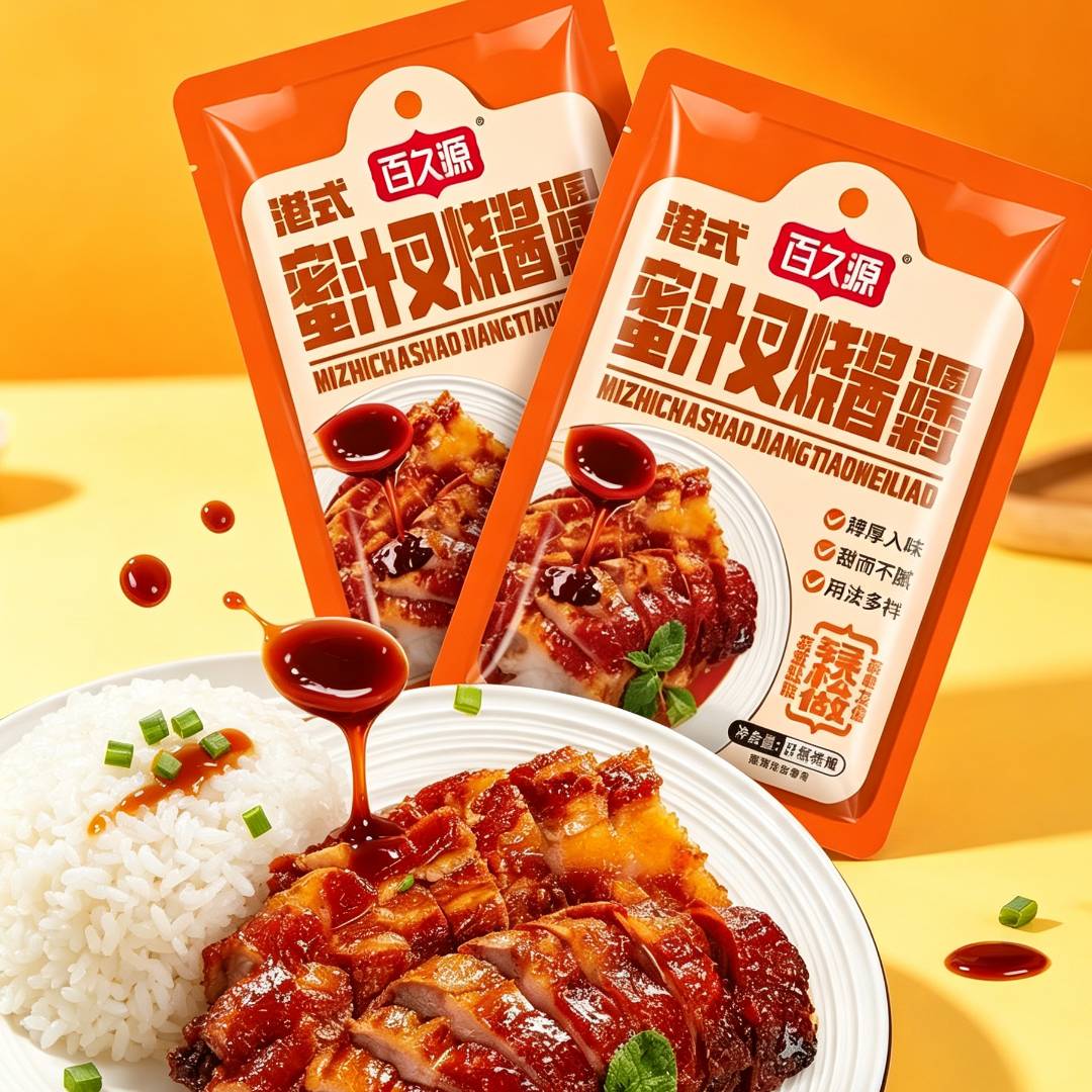 100g袋装蜜汁叉烧调味料广式风味叉烧酱叉烧肉腌料酱料鸡翅腌制蜜