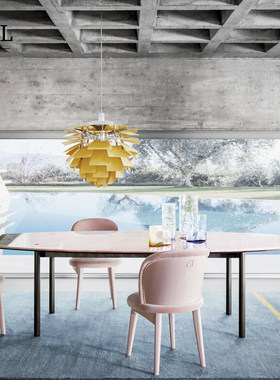 芬迪餐桌totu粉色玉石桌子上海Luxury-Style Marble Dining Table