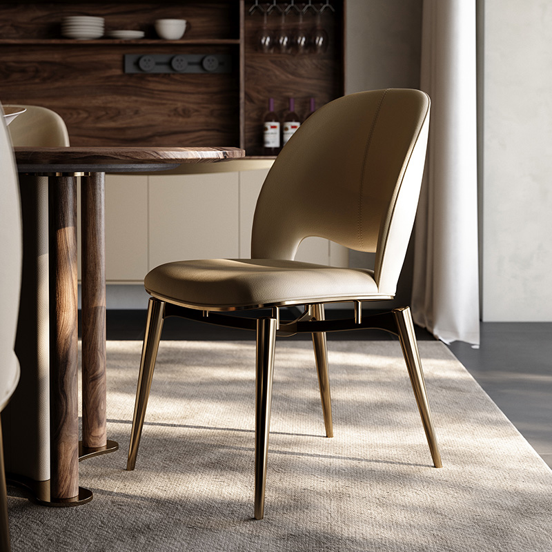 TAZA意式极简餐椅别墅