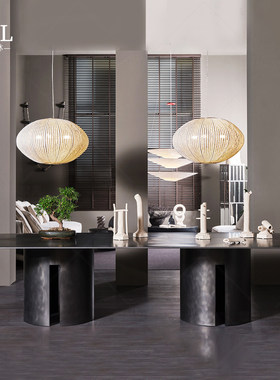 Meridiani简约大理石长餐桌Simple metal dining table浙江定制