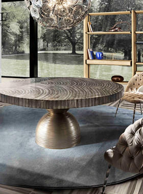 Cornelio Cappellini圆餐桌设计师款Simple round dining table