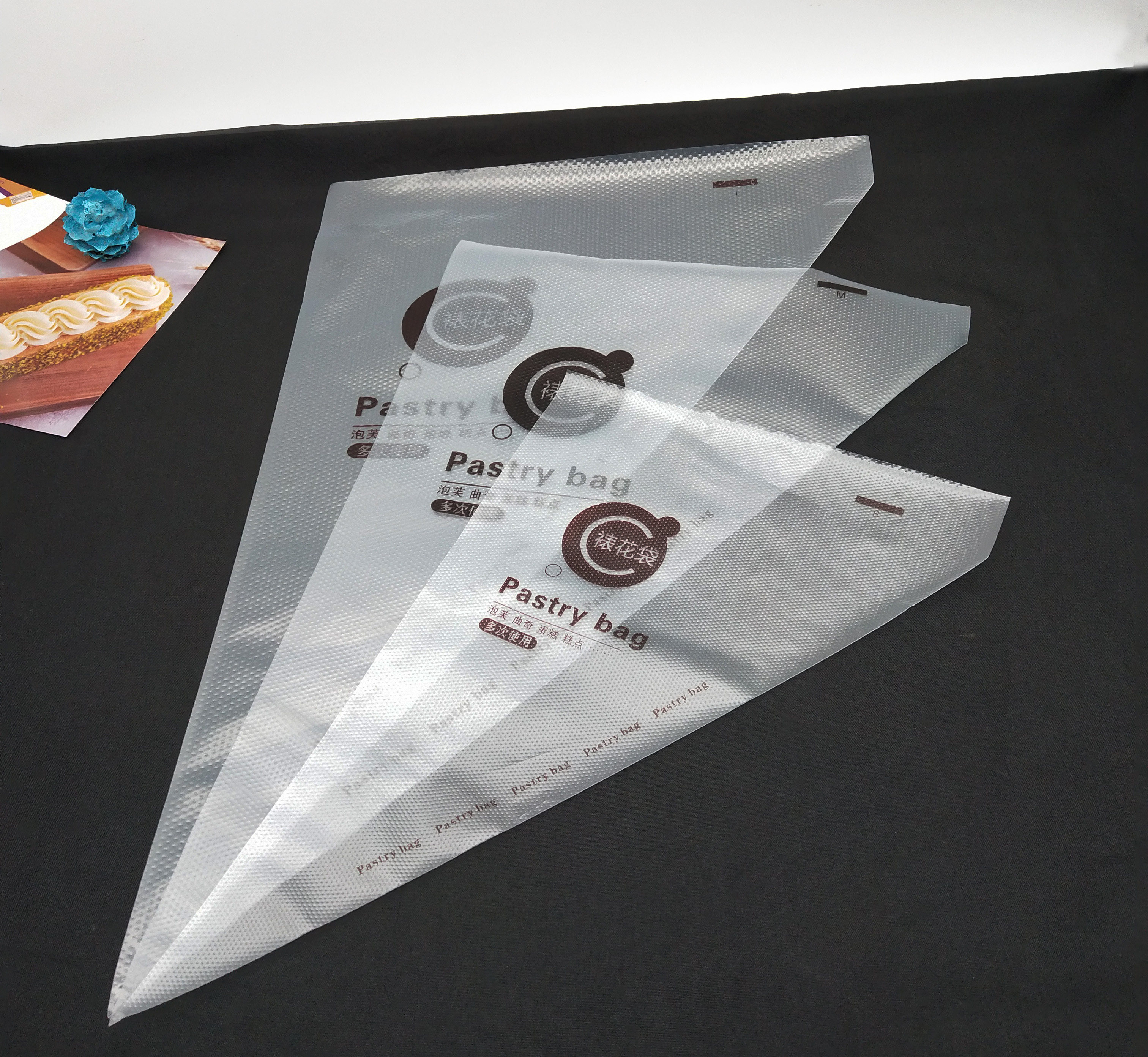 烘焙裱花袋大号中号小号加厚奶油袋婴儿辅食曲奇饼干模具挤花袋嘴