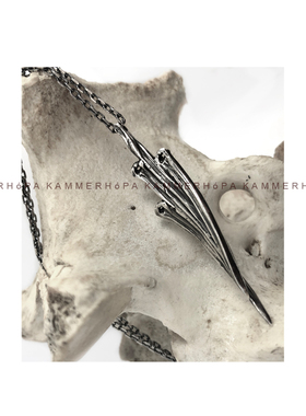 Kammerhopa化石小众吊坠银项链