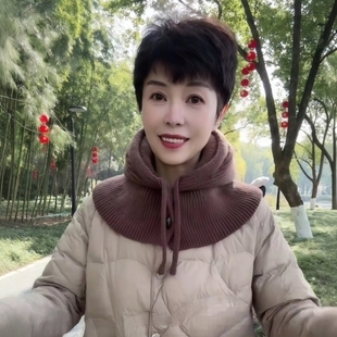 帽子女士冬加厚羽绒服领子防脏神器洋气防风寒套头针织帽围脖一体