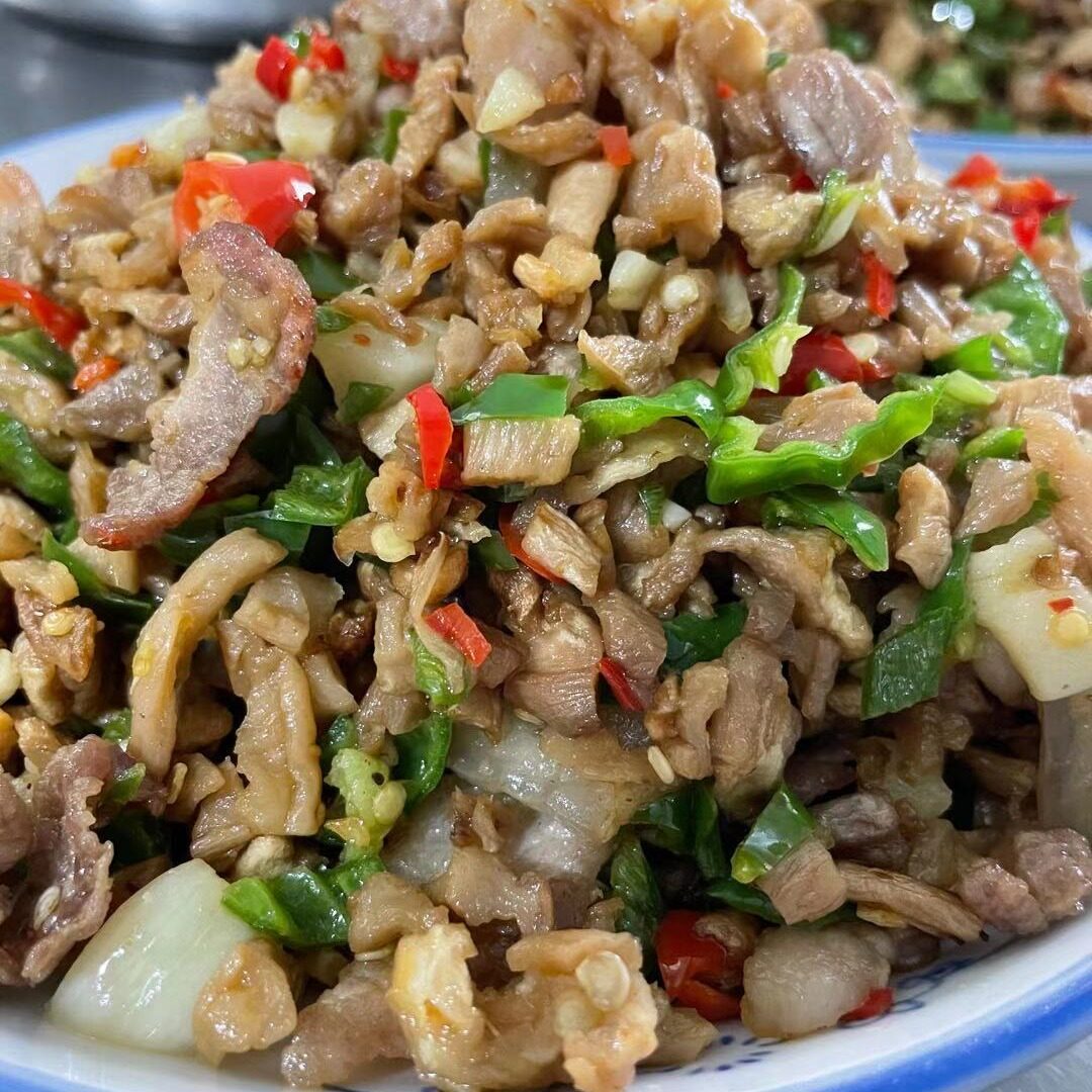 【窝里银】江西莲花下饭菜新鲜辣椒肉炒萝卜干不咸