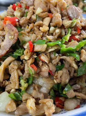 【窝里银】江西莲花下饭菜新鲜辣椒肉炒萝卜干不咸