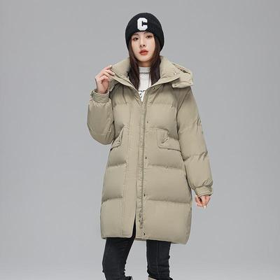 羽绒服雅鹿冬季新款中长款外套潮