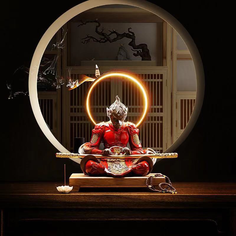 大号齐天大圣孙悟空金箍棒大型酒店家居玄关装饰人才两旺招财摆件