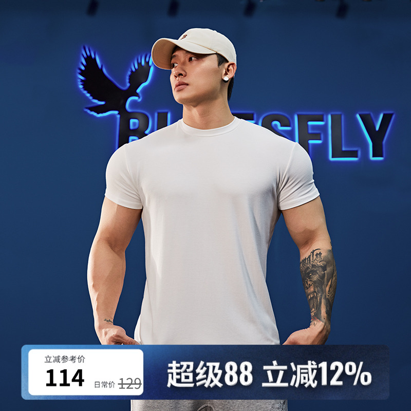 上身少练3年显肌肉健身短袖T恤