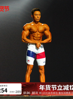 [IFBB进击的鸭鸭同款]BLUESFLY限量健体比赛裤男子速干健身短裤