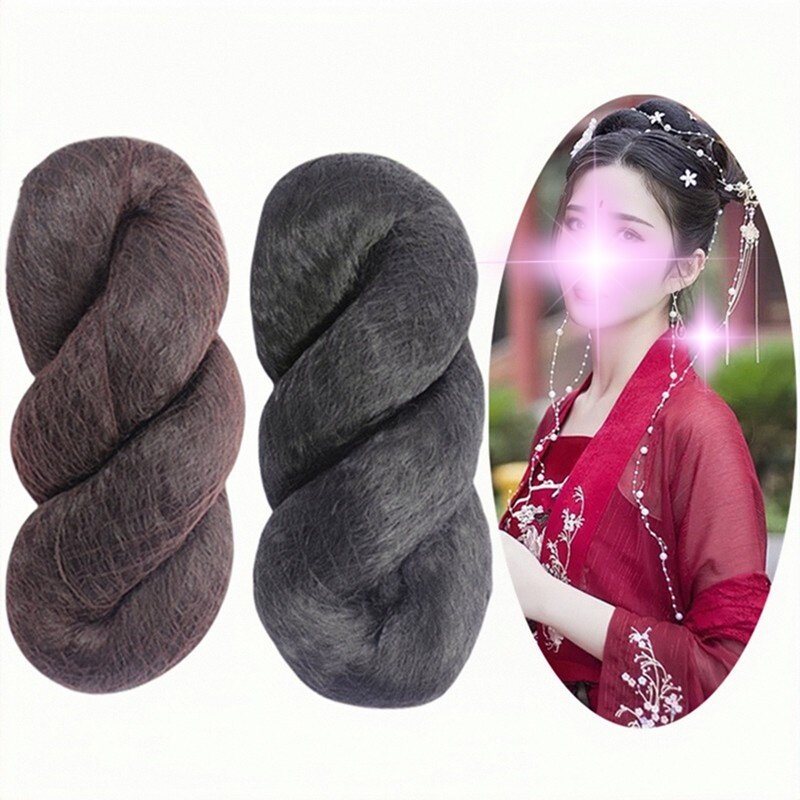 古装麻花包汉服发髻复古风假发包图片