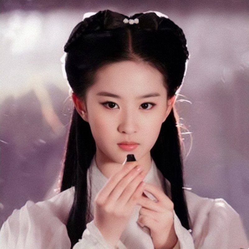 小龙女古风造型爱心发包黑色高温丝百搭假发古装汉服发型全套发髻