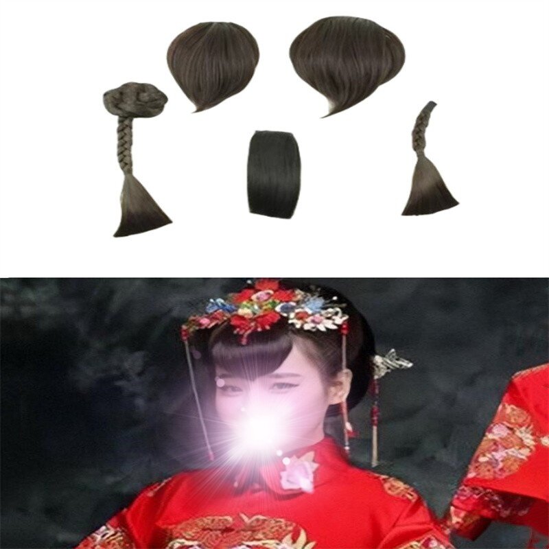 新娘秀禾发包古风汉服高温丝刘海图片