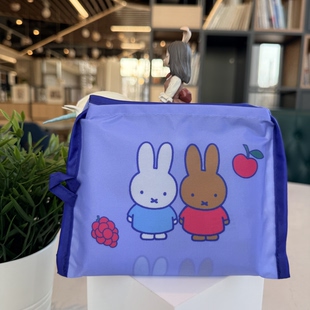 日单米菲兔卡通可爱收纳包手提包超市购物袋学生手提袋加厚款