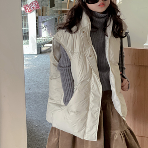 韩国童装羽绒服儿童羽绒马甲男童女童宝宝秋冬背心外穿坎肩秋装潮
