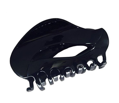 法国醋酸手工制作黑色抓夹发饰