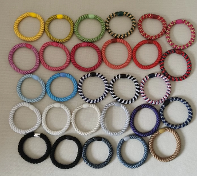 法式风弹力手工头绳发圈发绳