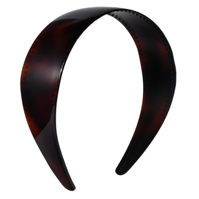 美国代购Parcelona French法国女醋酸超宽边发箍防滑玳瑁经典简约