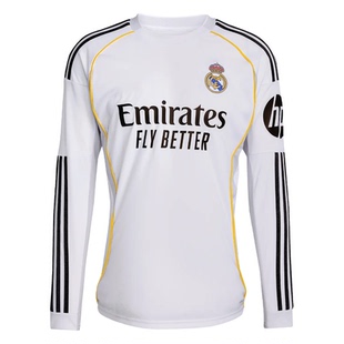 25/26 Real Madrid  home long Soccer Jersey Football T-Shirts