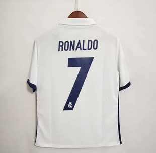 16 17 Retro Real Madrid RONALDO BALE Vintage Classic Jersey