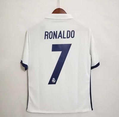 16 17 Retro Real Madrid RONALDO BALE Vintage Classic Jersey