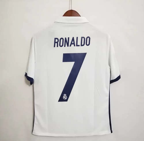 16 17 Retro Real Madrid RONALDO BALE Vintage Classic Jersey