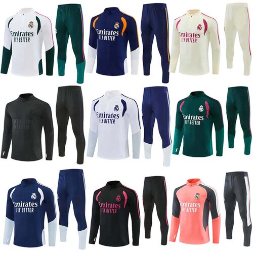 26-27 Real Madrid tracksuit kids Men soccer training suit