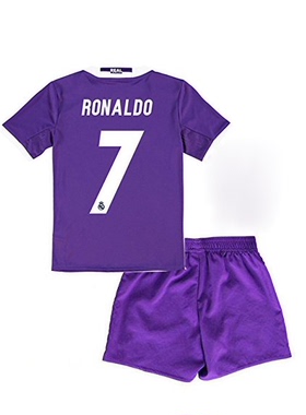 Retro 16 17 Real Madrid RONALDO BALE Kids kit Classic Jersey
