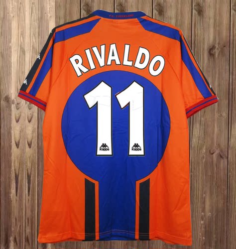 97 98 Retro away Barcelona GUARDIOLA RONALDO Soccer Jersey