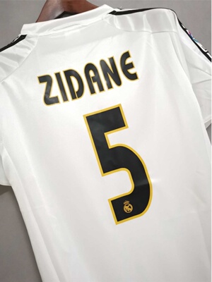 04 05 Retro Real Madrid ZIDANE RONALDO BECKHAM RAUL Jerseys