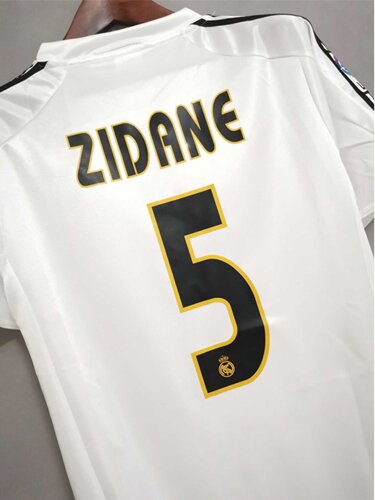 04 05 Retro Real Madrid ZIDANE RONALDO BECKHAM RAUL Jerseys