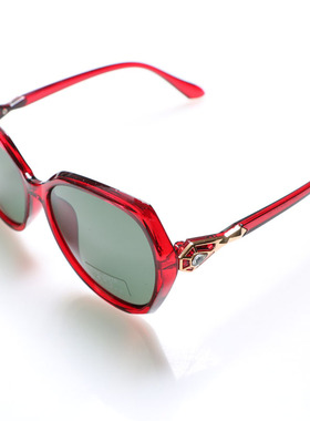 新款时尚女太阳镜潮人镜偏光蛤蟆镜复古墨镜女士司机开车太阳眼镜