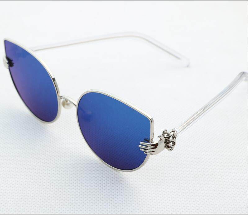 2018新款墨镜女潮明星款复古太阳镜圆脸个性眼镜长脸太阳眼镜包邮