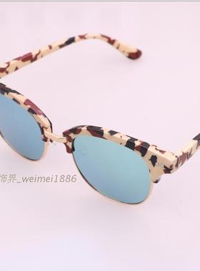 圆脸明星款韩国复古大框个性墨镜