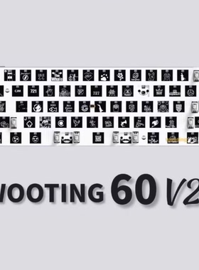 Wooting60heV2 PCB module满改电竞磁轴键盘游戏8khz回报瓦罗兰特