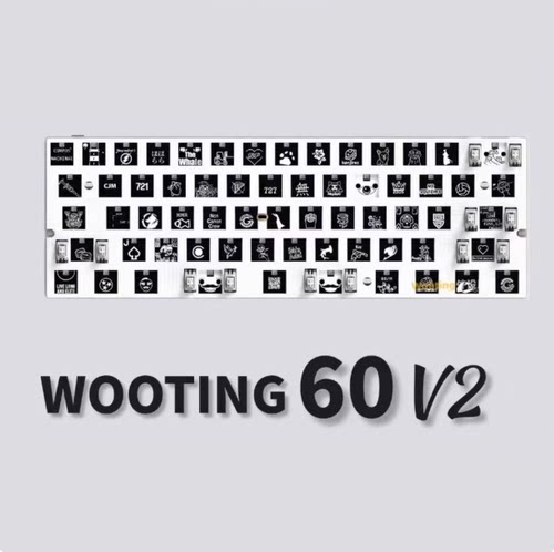 Wooting60heV2 PCB module满改电竞磁轴键盘游戏8khz回报瓦罗兰特