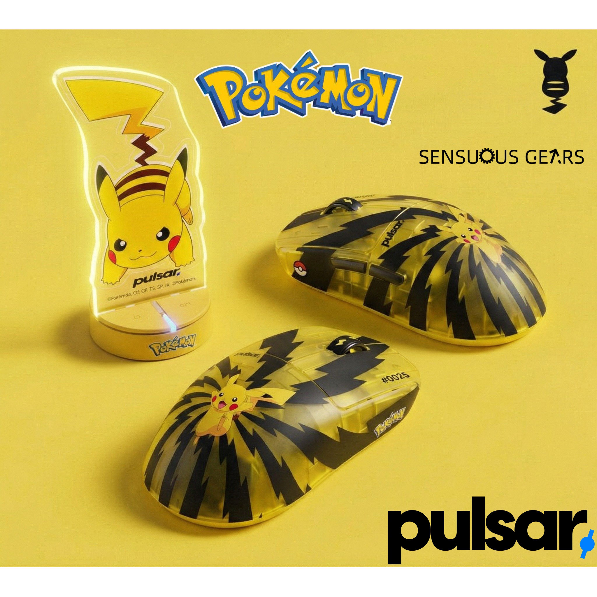 派世 Pulsar X2 CL Crazylight 电耗子限量版 电竞游戏鼠标