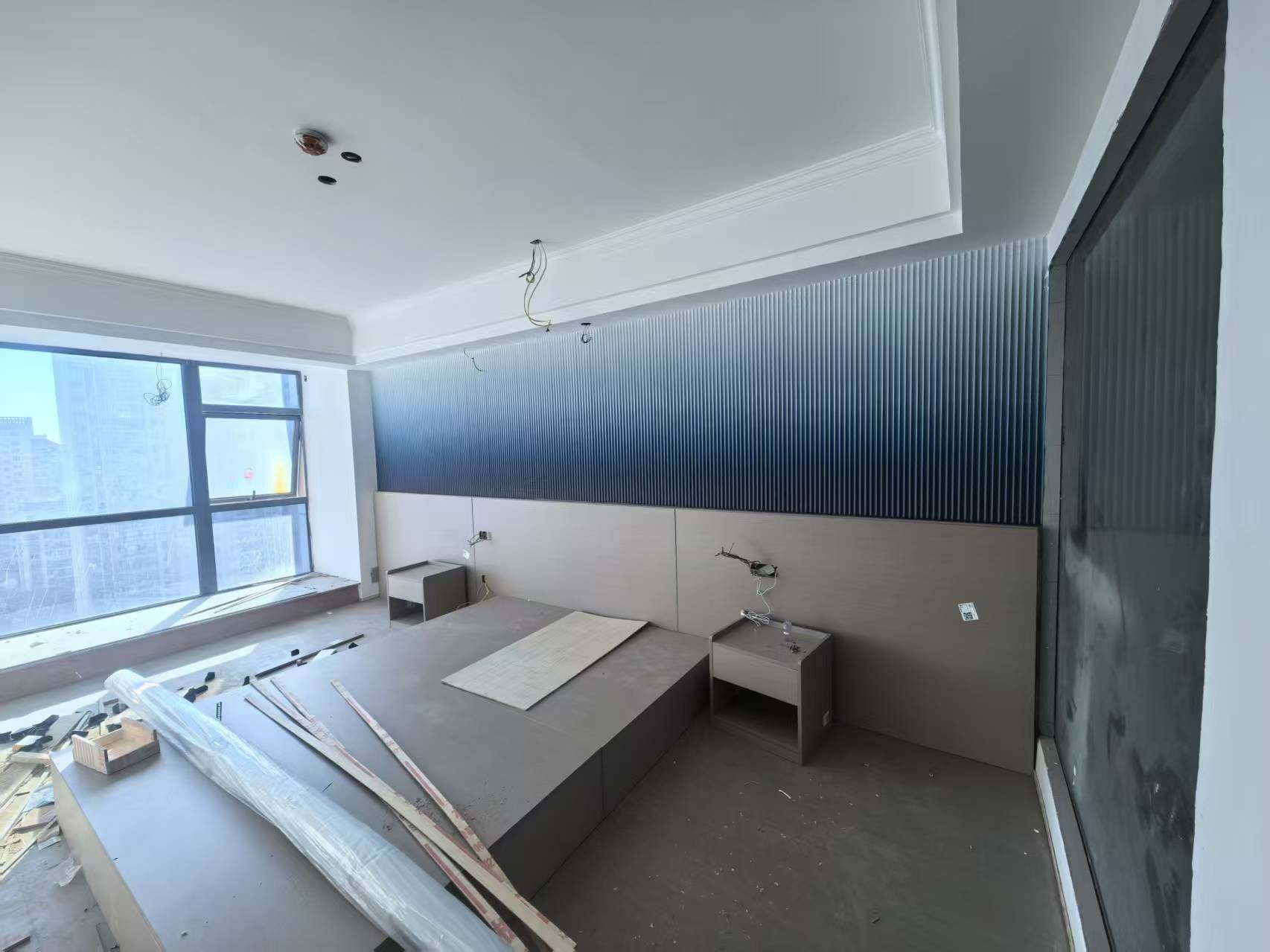 渐变格栅板定制碳晶板防撞板竹木纤维饰面护墙板背景墙格栅板厂家,基础建材,木格栅,淘宝优惠券,粉丝福利购,淘宝优惠卷