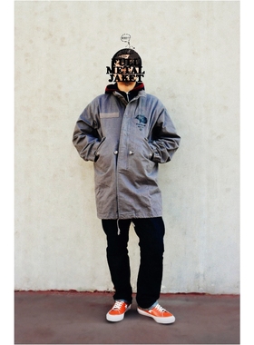 PACKRATS17SS FULL METAL JACKET M65 PARKA美军越战鱼尾宽松风衣